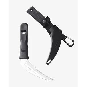 Hoz para Recolección. Filo liso y serrado. Hoja 10 cm.