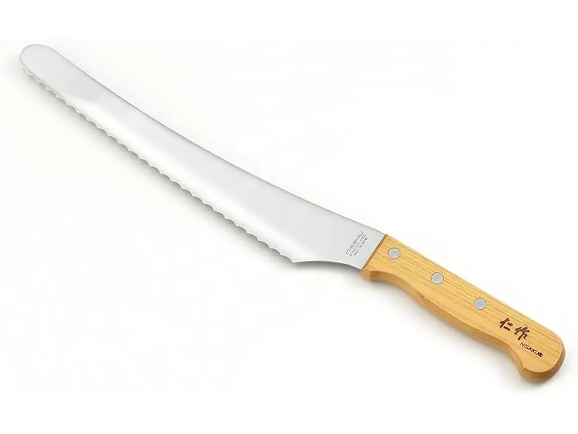 Cuchillo de Pan. Serrado Bidireccional. Hoja 210 mm. 1