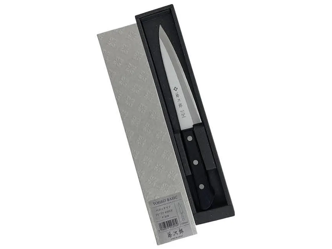 Cuchillo Petty. Acero VG10. Pakkawood. Hoja 135 mm.  4