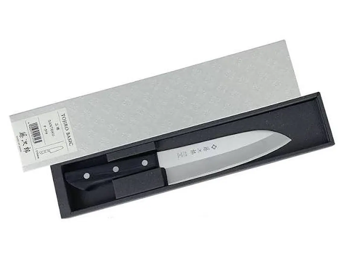Cuchillo Santoku. Acero VG10. Pakkawood. Hoja 170 mm. 5