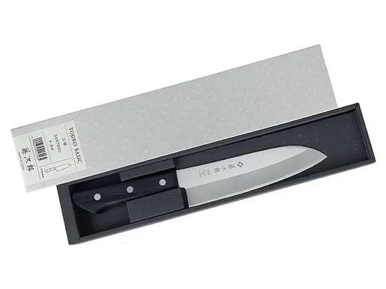 Cuchillo Santoku. Acero VG10. Pakkawood. Hoja 170 mm. 5