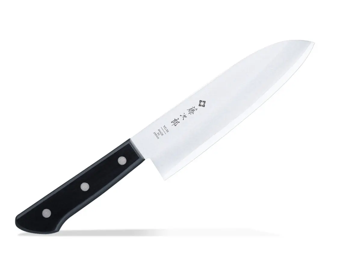 Cuchillo Santoku. Acero VG10. Pakkawood. Hoja 170 mm. 1