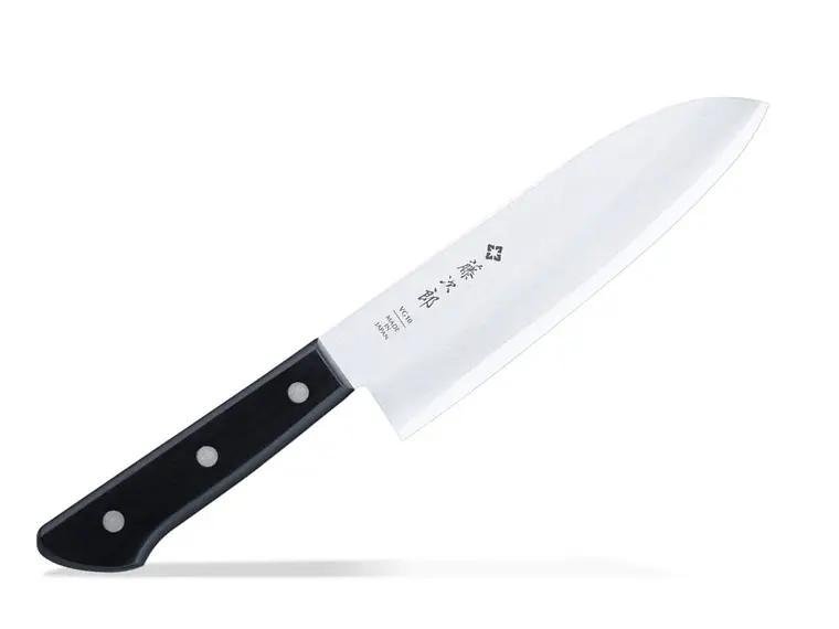 Cuchillo Santoku. Acero VG10. Pakkawood. Hoja 170 mm. 1