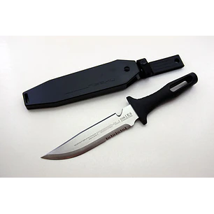 Cuchillo Outdoor. Rikugatana. Filo Liso y Serrado. Hoja 17 cm.