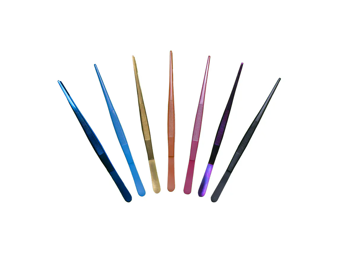 Pinza para Emplatar Recta. Naranjo. 20 cm. 3