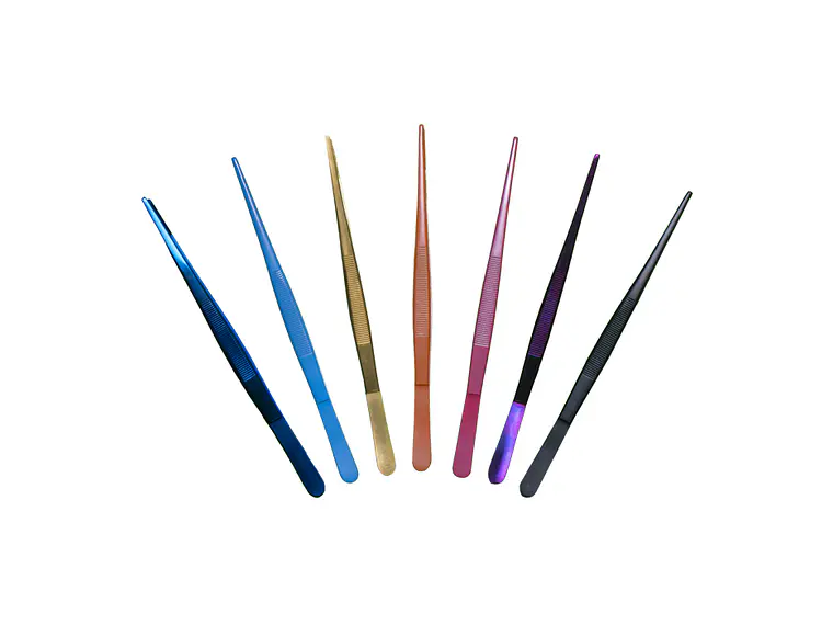 Pinza para Emplatar Recta. Naranjo. 20 cm. 3