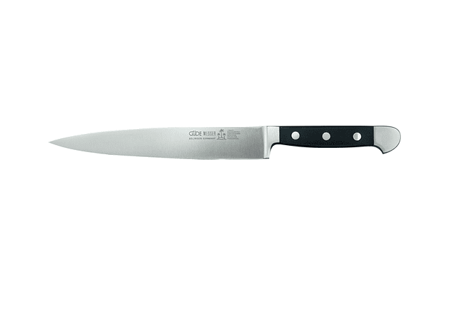 Güde, Alpha series, Slicing Knife 1765/21 hoja 21 cm + caja y pechera
