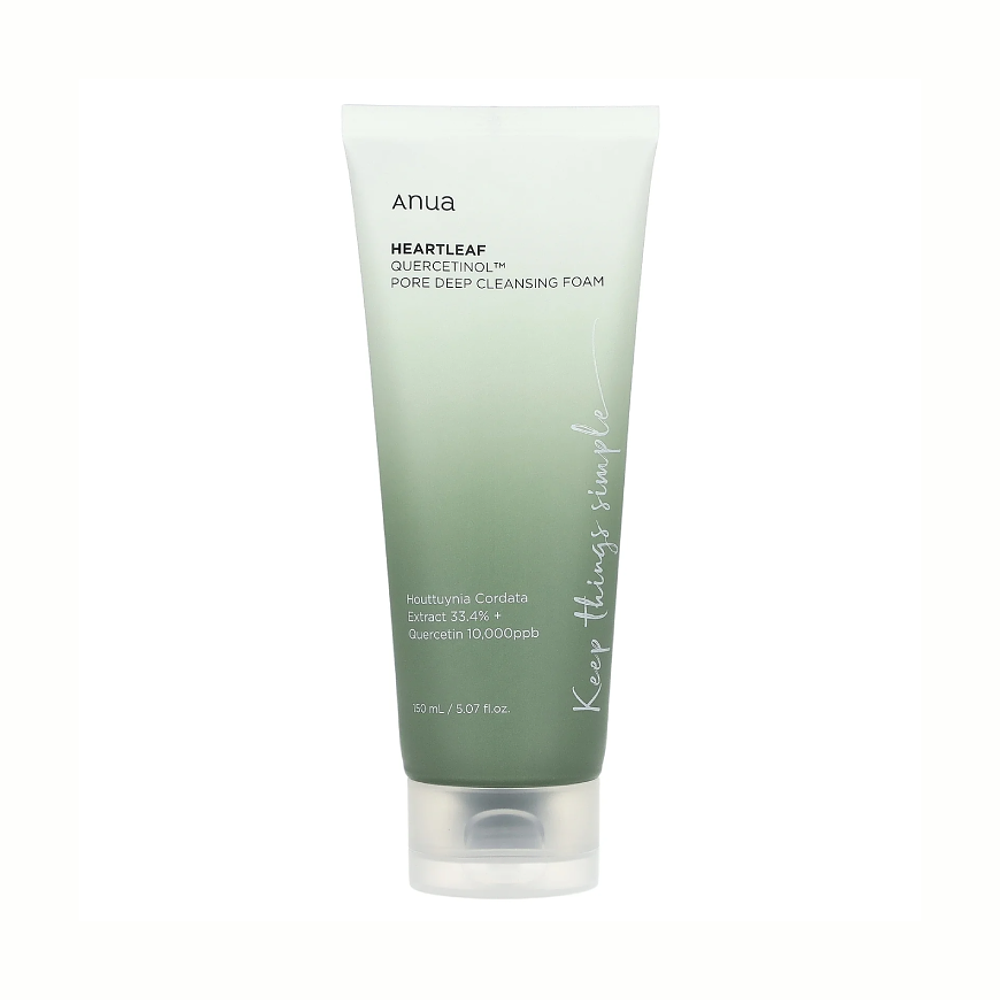 HEARTLEAF QUERCETINOL CLEANSING FOAM 150 ML.
