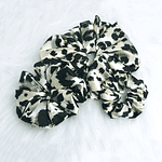 Scrunchie Satín - Animal print jaguar