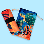 Toalla de microfibra viajera • Tortuga verde