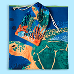 Toalla de microfibra viajera • Tortuga verde