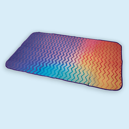 Toalla personal / gimnasio de microfibra - Geometric colorful