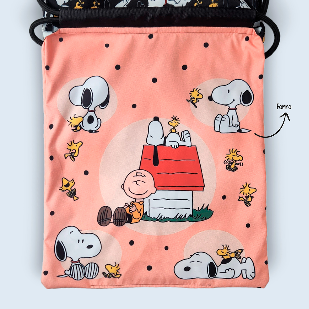 Tula New York unisex - Snoopy y Woodstock / negro