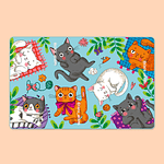 Toalla viajera • Picnic de gaticos