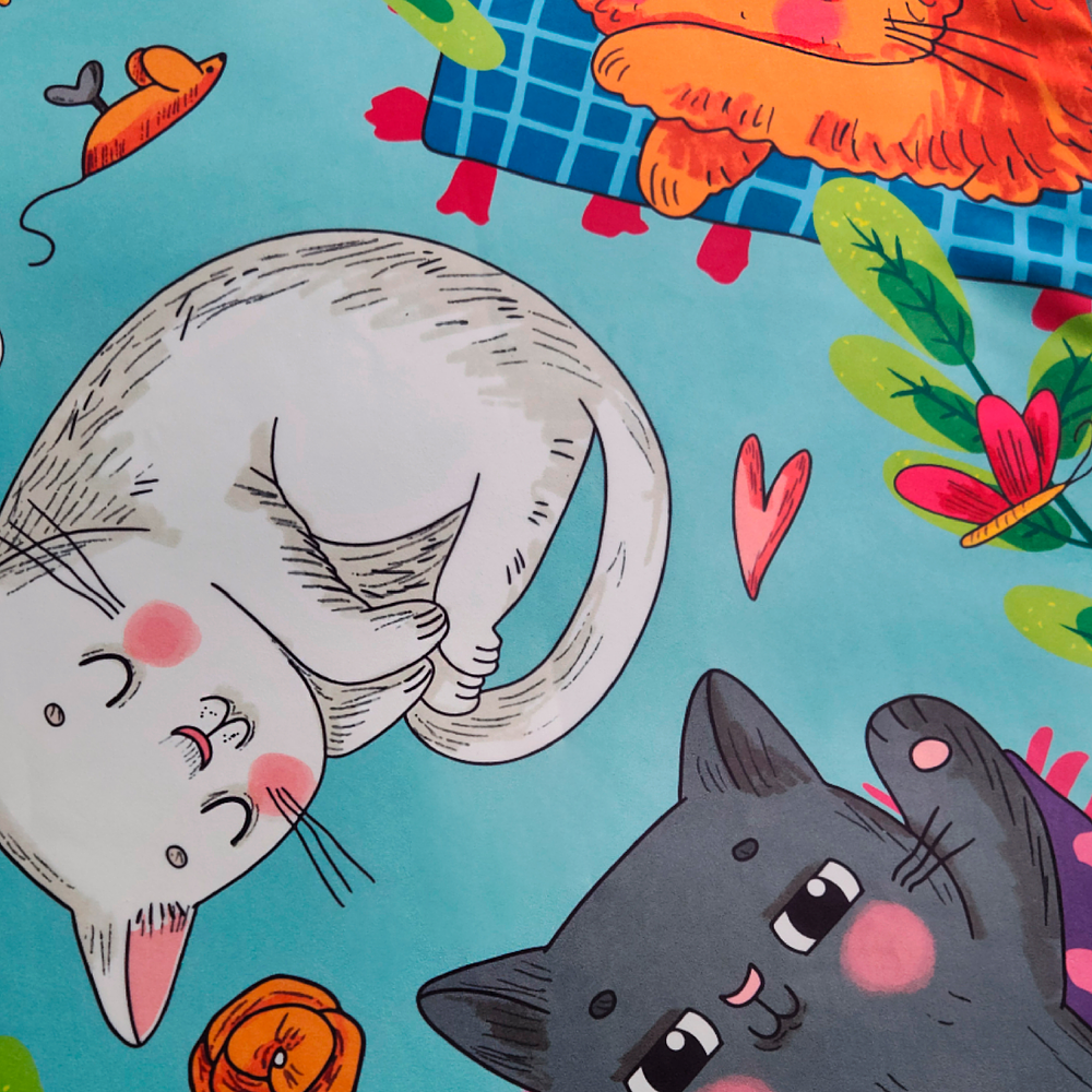 Toalla viajera • Picnic de gaticos