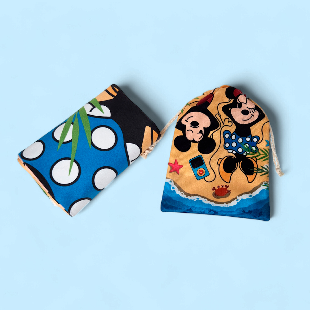 Toalla viajera • Mickey y Minnie