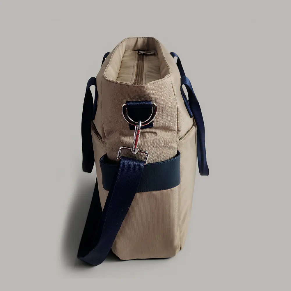 Tote Mykonos • Café / azul