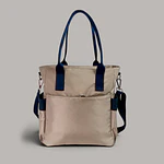 Tote Mykonos • Café / azul