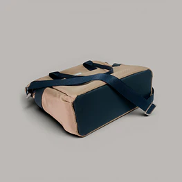 Tote Mykonos • Café / azul