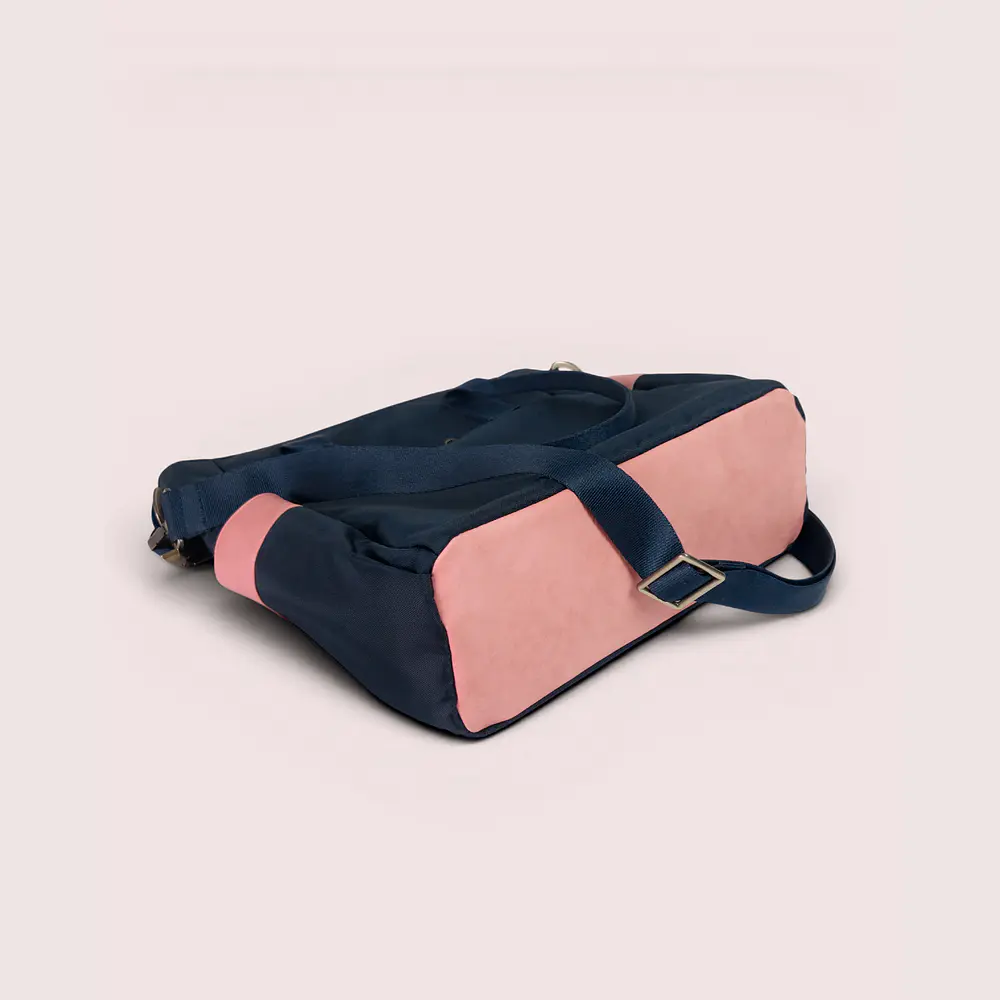 Tote Mykonos • Azul / palo de rosa
