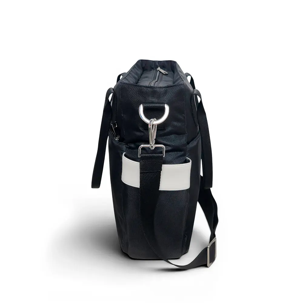Tote Mykonos • Negro / blanco