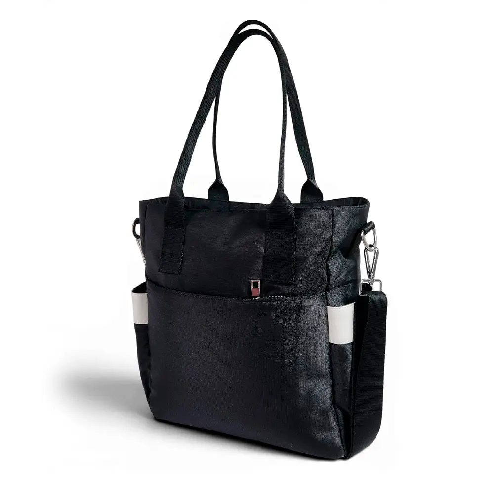 Tote Mykonos • Negro / blanco