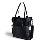 Tote Mykonos • Negro / blanco