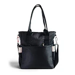 Tote Mykonos • Negro / blanco