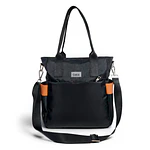 Tote Mykonos • Negro / caramelo