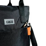 Tote Mykonos • Negro / caramelo