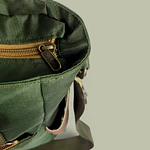 Tote Mykonos • Verde militar / tabaco