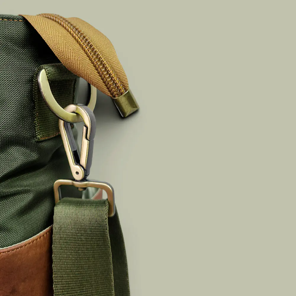 Tote Mykonos • Verde militar / tabaco