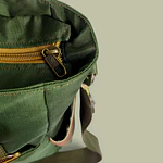 Tote Mykonos • Verde militar / tabaco
