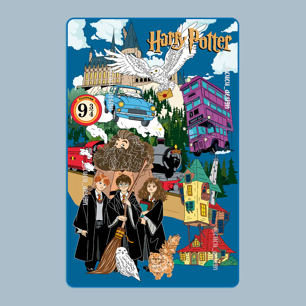 Toalla viajera • Harry Potter