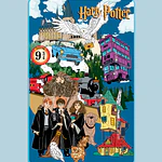 Toalla viajera • Harry Potter