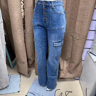 JEANS PALAZO 2598-1 azul