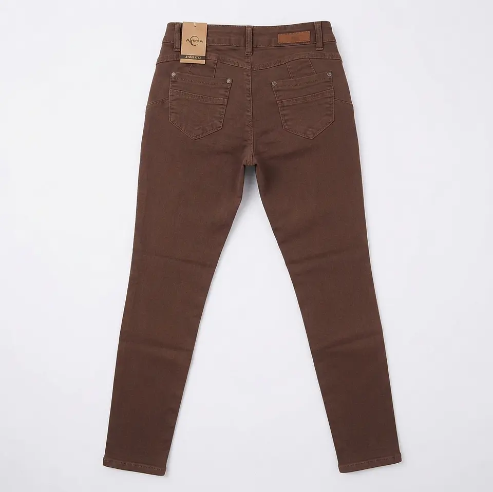 Jeans Skinny Chocolate Elasticado 4