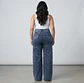 Jeans Wide Leg Azul Nevado Elasticado - Miniatura 2