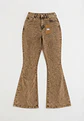 Jeans Flare Acampanado Beige Nevado con Push-Up - Miniatura 3