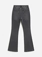 Jeans Flare Mujer Tiro Alto Grafito Costura Frontal - Miniatura 4