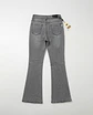 Jeans Flare Acampanado Elasticado Gris Focalizado con Rotos - Miniatura 2