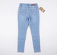 Jeans Skinny Tiro Alto Elasticado Azul Celeste - Miniatura 4