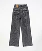 Jeans Wide Leg Tiro Alto Grafito Nevado Bolsillos Cartera - Miniatura 4