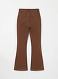 Jeans Flare Acampanado Tiro Alto Chocolate - Miniatura 4