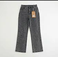 Jeans Wide Leg Tiro Alto Grafito Acid Wash - Miniatura 3