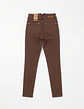 Jeans Skinny Elasticado Tiro Alto Chocolate Pretina Corazon - Miniatura 4