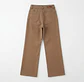 Jeans Wide Leg TIro Alto Elasticado Cafe - Miniatura 4