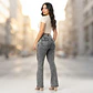 Flare Acampanado Gris Nevado Elasticado con Push-Up - Miniatura 2