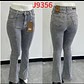 Flare Tiro Alto Gris Acid Wash Elasticado Costura Frontal con Push-Up - Miniatura 3