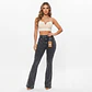 Flare Acampanado Grafito Acid Wash Elasticado con Push-Up - Miniatura 1